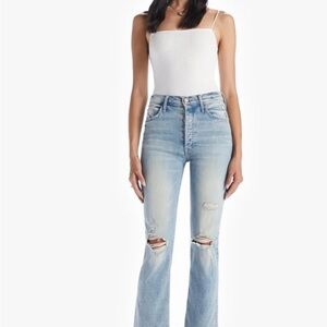 Women’s MOTHER Denim Jeans The Tripper Flare Jeans 25 In Cut Flowers Designer